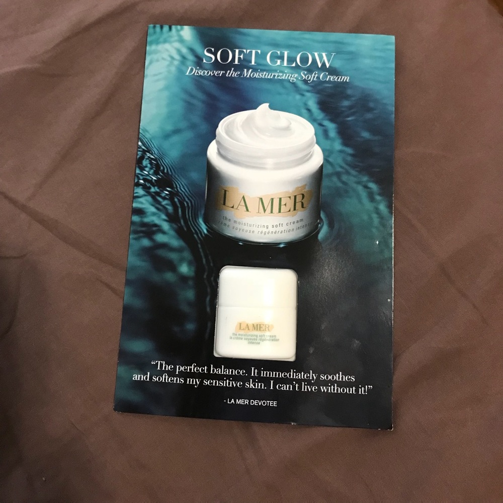 La mer moisturizing soft cream sample size